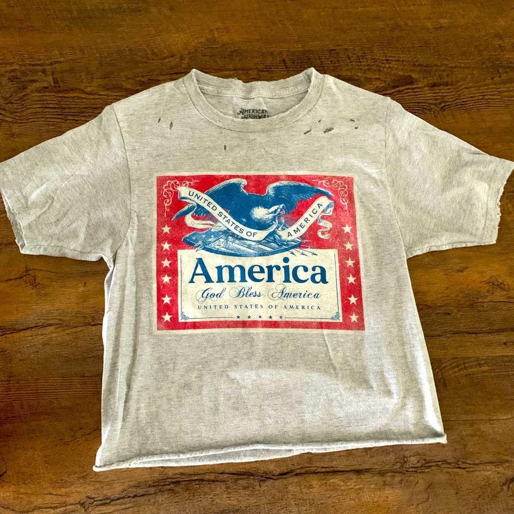 Distressed Graphic Tee